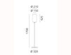 Схема Лампа напольная Gople Artemide S.p.A. 2020 1410040A