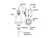 Схема Бра Hudson Valley Lighting Standard 3802-PC Современный / Скандинавский / Модерн