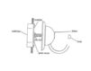 Схема Бра Hudson Valley Lighting Standard 4601-PN Современный / Скандинавский / Модерн