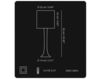 Схема Лампа настольная Dana Home switch Home 2012 SM1608 C06 Современный / Скандинавский / Модерн