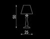 Схема Лампа настольная Menichetti srl Classico 09620-LP BC00B Классический / Исторический / Английский