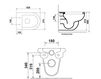 Схема Унитаз подвесной Hidra Ceramica S.r.l. Pluvia PLW 10 Современный / Скандинавский / Модерн