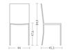 Схема Стул Dress Colico Sedie Sedie 1600 D09 Современный / Скандинавский / Модерн