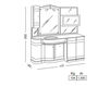 Схема Композиция Eurodesign Bagno Hilton COMP. 10 Bianco/oro Классический / Исторический / Английский
