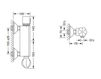 Схема Щетка для туалета Joerger Palazzo Crystal 605.00.000 Современный / Скандинавский / Модерн