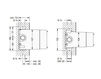 Схема Смеситель термостатический Joerger Aphrodite 607.40.555 Современный / Скандинавский / Модерн