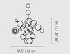 Схема Светильник Delightfull by Covet Lounge Suspension ATOMIC 2 Современный / Скандинавский / Модерн