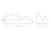 Схема Кушетка SEASON Viccarbe Benches SE190-1 1 Современный / Скандинавский / Модерн