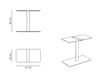 Схема Столик приставной SERRA Viccarbe Tables SE45 1 Современный / Скандинавский / Модерн