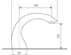 Схема Излив Giulini Articoli Vari 5123L Современный / Скандинавский / Модерн