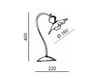 Схема Лампа настольная Corolla Ruggiu Lightingwear Giodi G1170.06 Классический / Исторический / Английский
