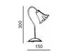 Схема Лампа настольная Corolla Ruggiu Lightingwear Giodi G1030.08 Классический / Исторический / Английский