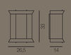 Схема Светильник настенный Cremasco Illuminazione snc Il Rilegato 1807/2AP-LN.cm Классический / Исторический / Английский
