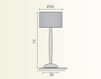 Схема Лампа настольная Grupo B.Lux Deco HIL Table lamps Современный / Скандинавский / Модерн