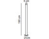 Схема Торшер Led Pole AlmaLight Alma Light 13 3160/010 Anodized gold Современный / Скандинавский / Модерн