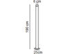 Схема Торшер Led Pole AlmaLight Alma Light 13 3160/016 Anodized silver Современный / Скандинавский / Модерн
