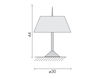 Схема Лампа настольная Grupo B.Lux Deco JULIETA Table lamps Современный / Скандинавский / Модерн