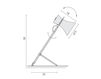 Схема Лампа настольная Grupo B.Lux Deco RCA Table lamps Современный / Скандинавский / Модерн
