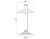 Схема Лампа настольная Grupo B.Lux Deco REGINA aluminium Table lamps Современный / Скандинавский / Модерн