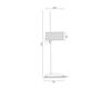 Схема Торшер Grupo B.Lux Deco 3G white FLOOR LAMPS Современный / Скандинавский / Модерн