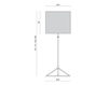 Схема Торшер Grupo B.Lux Deco ADOLIGHT 3 red FLOOR LAMPS Современный / Скандинавский / Модерн