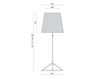 Схема Торшер Grupo B.Lux Deco ADOLIGHT 2 black FLOOR LAMPS Современный / Скандинавский / Модерн