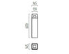 Схема Фасадный светильник ICELAND LED Helestra Your Light A69306.98 Современный / Скандинавский / Модерн