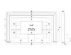 Схема Стойка под аппаратуру Vismara Design Inrelax THE WALL HOME CINEMA- Ар-деко / Ар-нуво / Американский