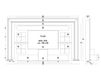 Схема Стойка под аппаратуру Vismara Design Inrelax THE WALL HOME CINEMA - DESIRE MOSAIK Лофт / Фьюжн / Винтаж / Ретро