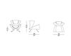Схема Кресло AMBRA IL Loft Armchairs AM01 Современный / Скандинавский / Модерн