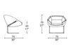Схема Кресло GILDA IL Loft Armchairs GI10 Современный / Скандинавский / Модерн