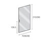 Схема Дверь металлическая Res Italia Doorscollection Levia Single wing door Современный / Скандинавский / Модерн