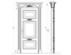 Схема Дверь деревянная AMERIGO VESPUCCI  New design porte Emozioni 3015/QQ Классический / Исторический / Английский