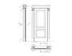 Схема Дверь деревянная  Conte Ugolino New design porte Emozioni 2214/Q/V Классический / Исторический / Английский