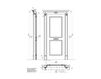 Схема Дверь деревянная  La Marina New design porte Emozioni 3012/QQ Классический / Исторический / Английский