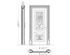 Схема Дверь деревянная  Luigi XVI  New design porte Emozioni 4014/QQ/intar 2 Классический / Исторический / Английский