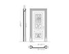 Схема Дверь деревянная  Luigi XVI  New design porte Emozioni 4014/QQ 6 Классический / Исторический / Английский