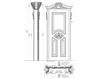 Схема Дверь деревянная  Palazzo New design porte Emozioni 5016/QQ/int Классический / Исторический / Английский