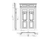 Схема Дверь двухстворчатая Quirinale New design porte Emozioni 1023/QQ Классический / Исторический / Английский