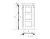 Схема Дверь двухстворчатая Carracci New design porte 300 2016/QQ 11 Классический / Исторический / Английский