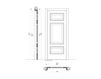 Схема Дверь арочная Giotto New design porte 300 1015/TT Классический / Исторический / Английский