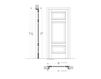 Схема Дверь деревянная Leonardo New design porte 400 1115/Q/V Классический / Исторический / Английский