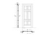 Схема Дверь деревянная Mantegna New design porte 400 1116/Q 2 Классический / Исторический / Английский