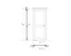 Схема Дверь деревянная Velasquez New design porte 600 304/2 Классический / Исторический / Английский