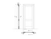 Схема Дверь деревянная Guarini New design porte 600 314/Vi Классический / Исторический / Английский