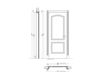 Схема Дверь деревянная Cantosi New design porte 700 712M/QQ/A 3 Классический / Исторический / Английский