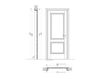 Схема Дверь деревянная Tiziano New design porte 700 714M/QQ/A 2 Классический / Исторический / Английский