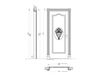 Схема Дверь деревянная Villa Grabau New design porte 700 713/OV/QQ/A/V Классический / Исторический / Английский