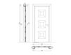 Схема Дверь деревянная Mondrian New design porte 500 915/QQ/04 2 Классический / Исторический / Английский