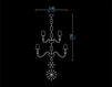Схема Люстра California Barovier&Toso Candeliers 5551/18/A/OO Классический / Исторический / Английский